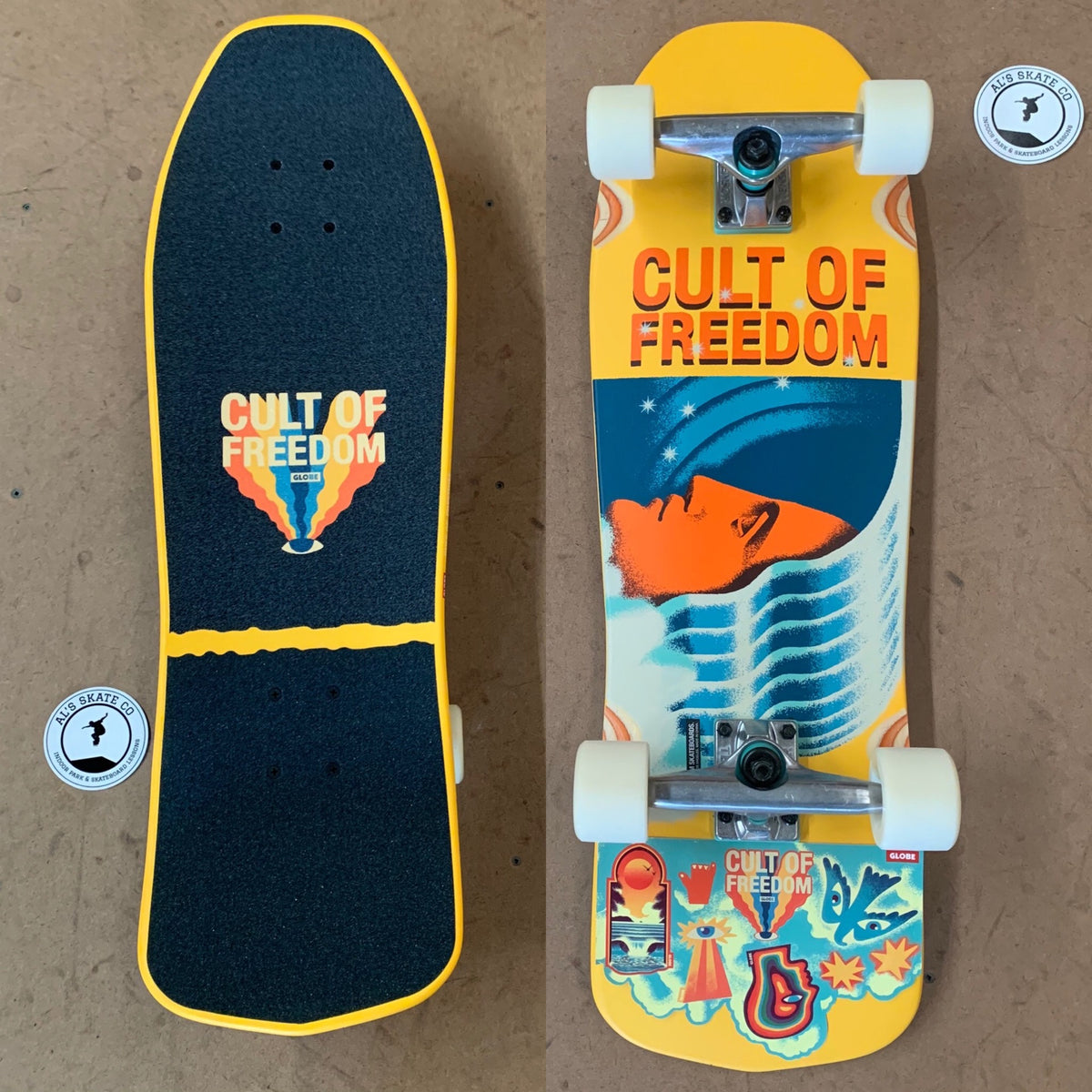 Cruiser - Globe - Blaster - Cult of Freedom – Al's Skate Co