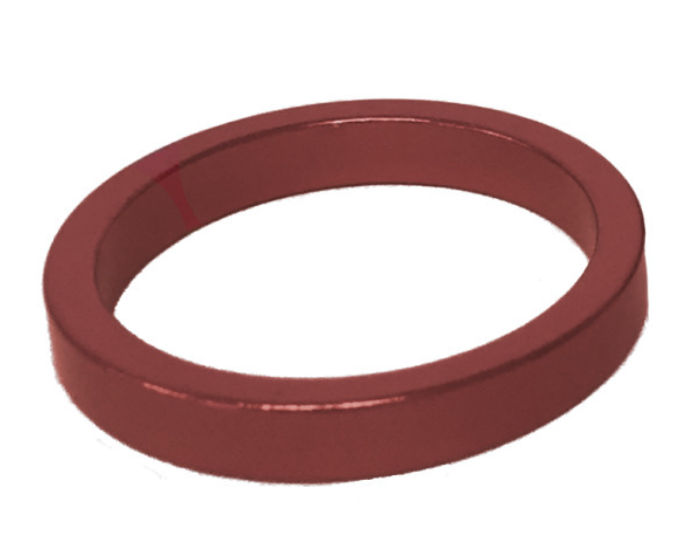 Headset Spacer - Alloy - Red - Various Sizes
