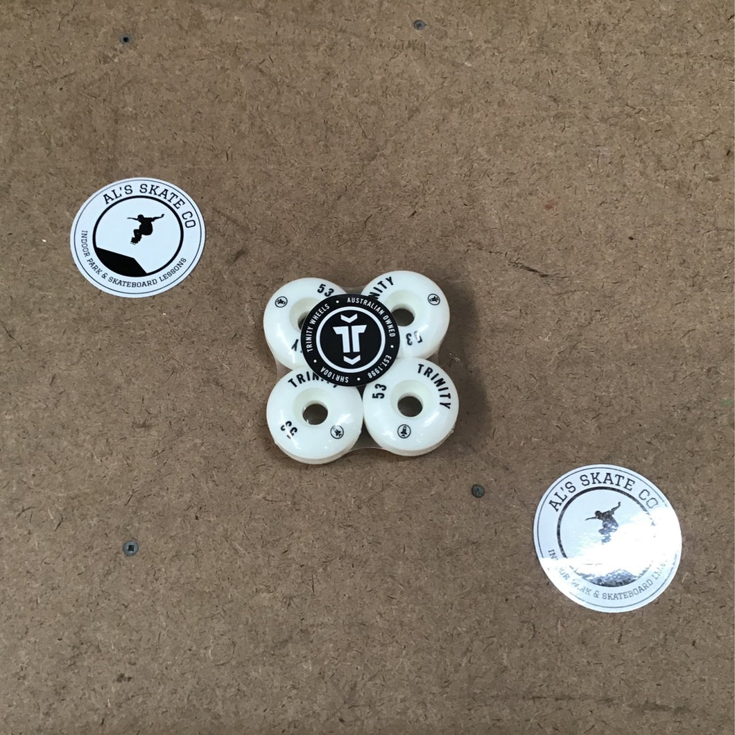 Trinity Wheels - white - 53mm 100a